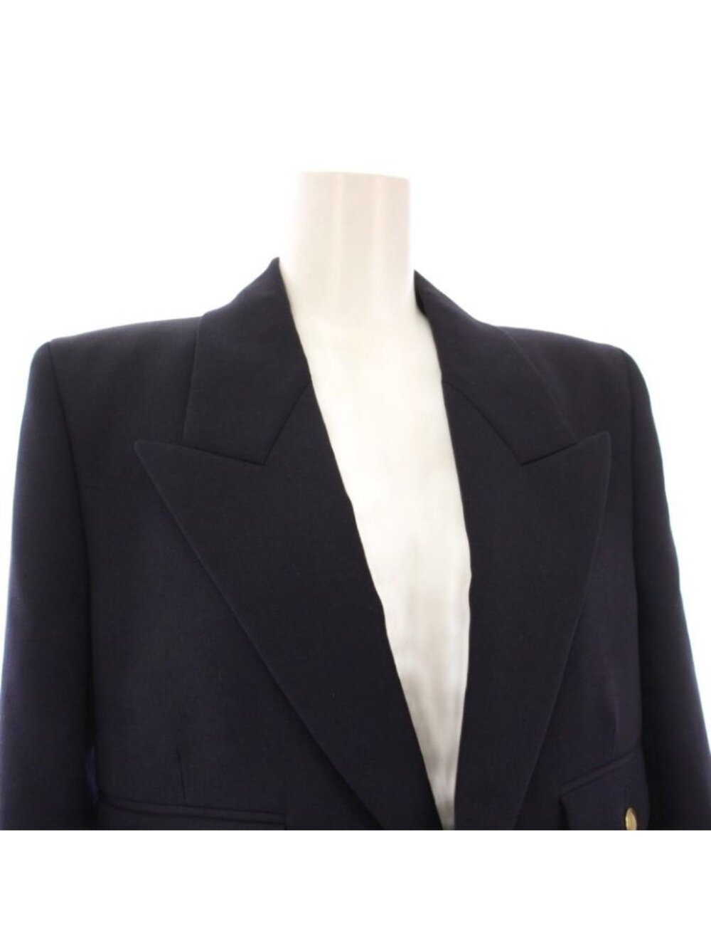 Saint Laurent Paris Grain de Poudre Single Breasted Jacket Tailored - Picture 6 of 10